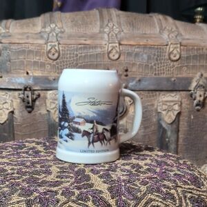 Stetson White Mug with Winter Scene